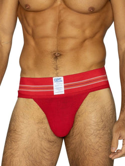 BIKE Athletic Men's Underwear BAS306 Original Number 10 Jockstrap - Vibrant Color Red thumbnail 4
