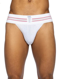 BIKE Athletic Men's Underwear BAS306 Original Number 10 Jockstrap Color White thumbnail 4