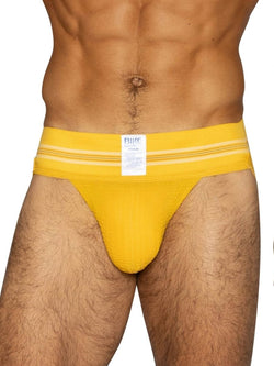 BIKE Athletic Men's Underwear BAS306 Original Number 10 Yellow Jockstrap Color Yellow thumbnail 2