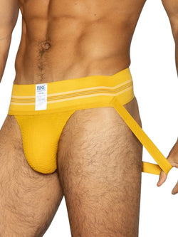 BIKE Athletic Men's Underwear BAS306 Original Number 10 Yellow Jockstrap Color Yellow thumbnail 3