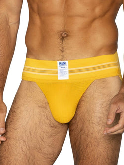 BIKE Athletic Men's Underwear BAS306 Original Number 10 Yellow Jockstrap Color Yellow thumbnail 4