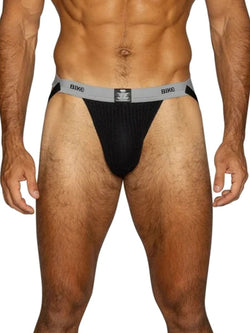 BIKE Athletic BAS308 Men's Underwear Swimmer Athletic Jockstrap Color Black thumbnail 2