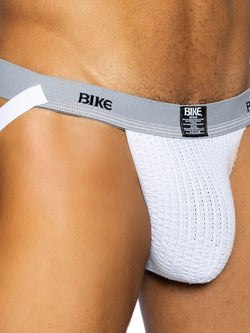 BIKE Athletic BAS308 Men's Underwear Swimmer Athletic Jockstrap Color White thumbnail 3