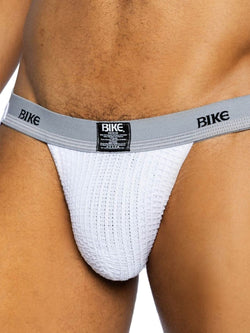 BIKE Athletic BAS308 Men's Underwear Swimmer Athletic Jockstrap Color White thumbnail 4
