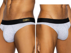 BIKE Athletic Men's Underwear BAS319 Active Thong in Color Light Gray thumbnail 1