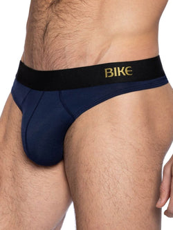 BIKE Athletic Men's Underwear BAS319 Active Thong Color Navy thumbnail 2
