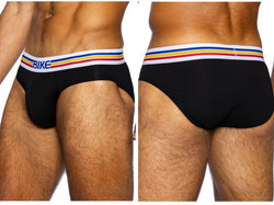 BIKE Athletic Men's Underwear BAS327 Stretch Cotton Brief Color Color Black thumbnail 1