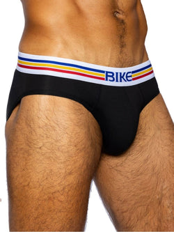 BIKE Athletic Men's Underwear BAS327 Stretch Cotton Brief Color Color Black thumbnail 4