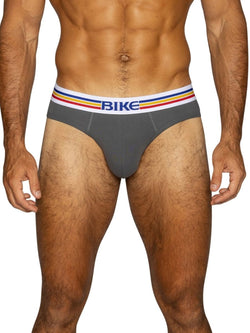 BIKE Athletic BAS327 Men's Underwear Stretch Cotton Brief Color Charcoal thumbnail 2