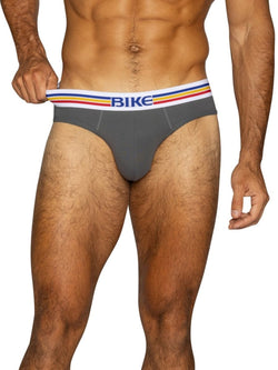 BIKE Athletic BAS327 Men's Underwear Stretch Cotton Brief Color Charcoal thumbnail 4