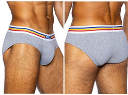 BIKE Athletic Men's Underwear BAS327 Stretch Cotton Brief Color Gray thumbnail 1