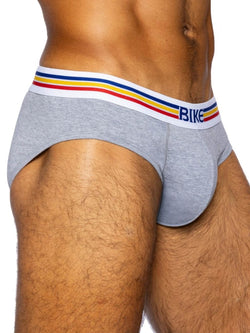 BIKE Athletic Men's Underwear BAS327 Stretch Cotton Brief Color Gray thumbnail 2