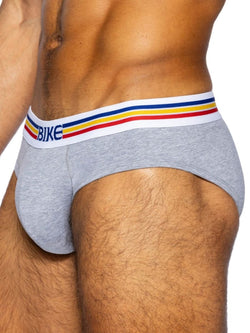 BIKE Athletic Men's Underwear BAS327 Stretch Cotton Brief Color Gray thumbnail 4