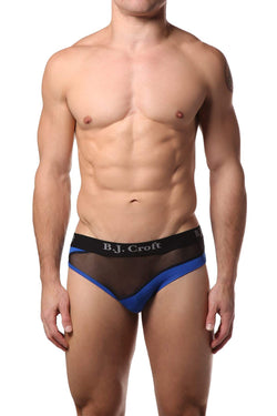 BJ Croft Blue GoGo Jock-Brief thumbnail 2