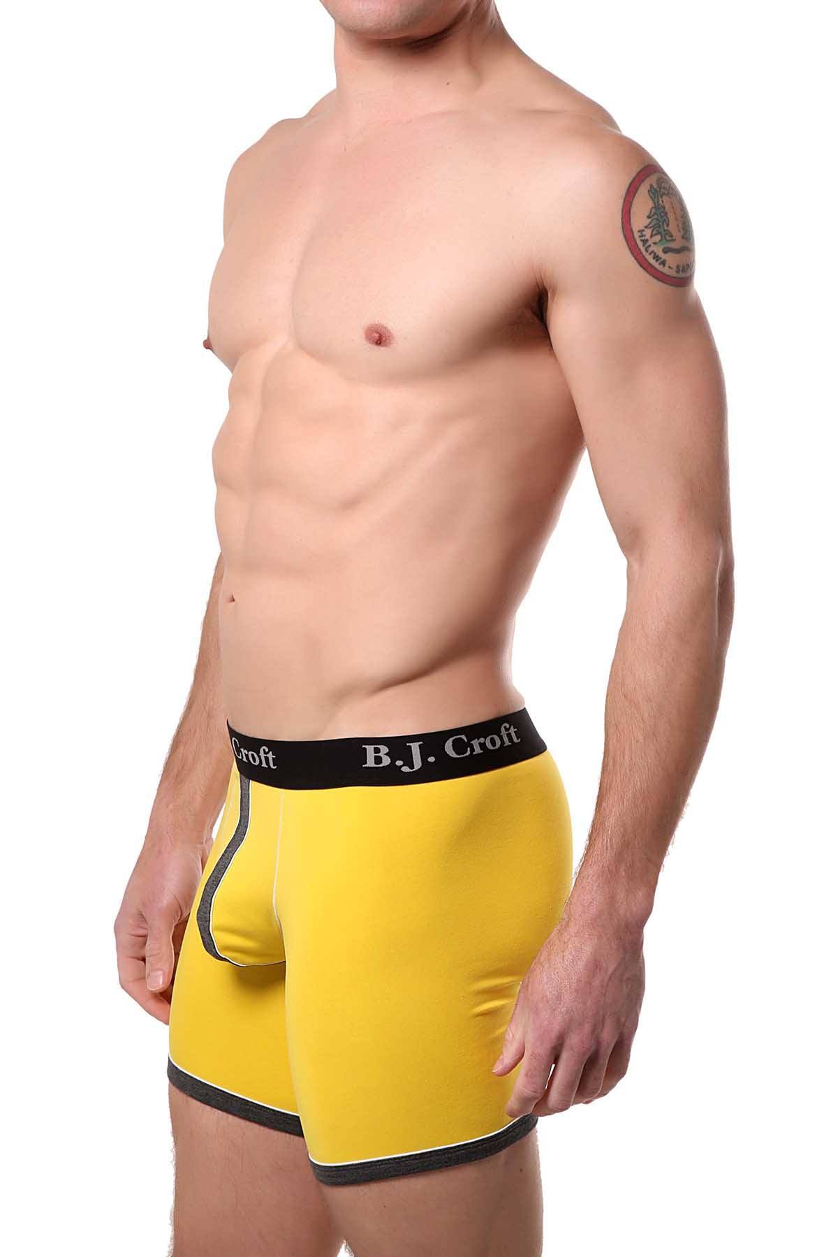 BJ Croft Yellow Nikko Boxer Brief