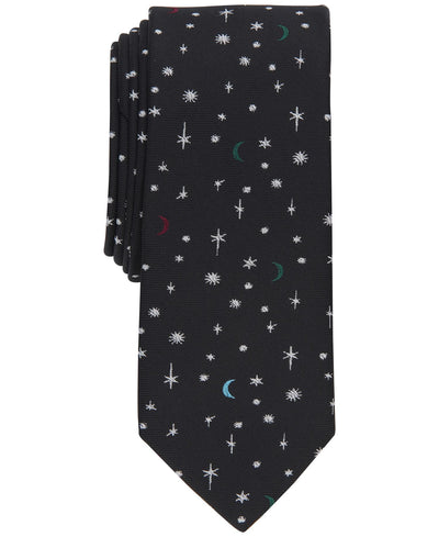 Bar III Miniature Moon and Stars Tie