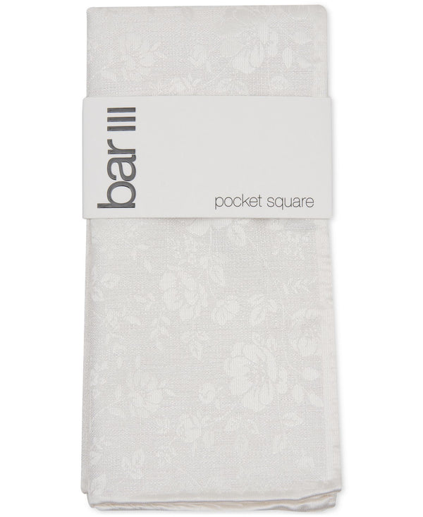 Bar III Tonal Floral Pocket Square Created fro