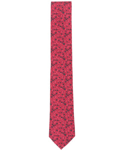 Bar III White-Dot Floral Tie thumbnail 2