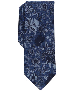 Bar III Wiley Floral Skinny Tie thumbnail 1