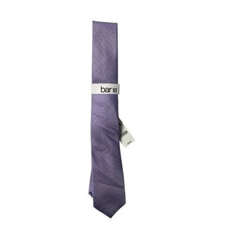 Bar Iii Classic Fit Tie Necktie One Size Purple Textured Lilac