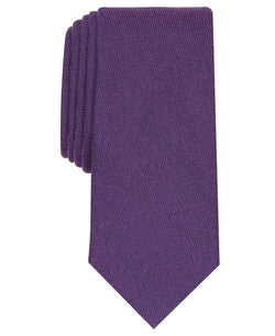 Bar Iii Dunbar Solid Skinny Tie Eggplant thumbnail 1