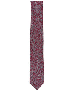 Bar Iii Oakand Skinny Paisley Tie Red thumbnail 2