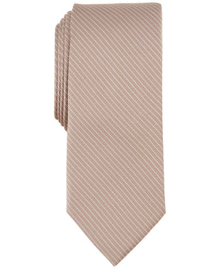 Bar Iii Weston Stripe Tie Created for Macy - Taupe