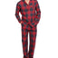 Barbour Laith Pajama Set Red Tartan