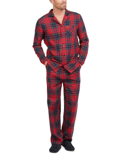 Barbour Laith Pajama Set Red Tartan thumbnail 1