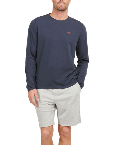 Barbour Sheldon Long-sleeve Sleep T-shirt Navy