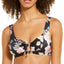 Becca Floral Print Tie-front Bralette Bikini Top Floral Multi