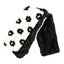 Betsey Johnson Black/White Patchwork Floral Muffler/Scarf