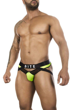 BiteWear Green BW2023108 Tuxedo Banana Jockstrap thumbnail 3
