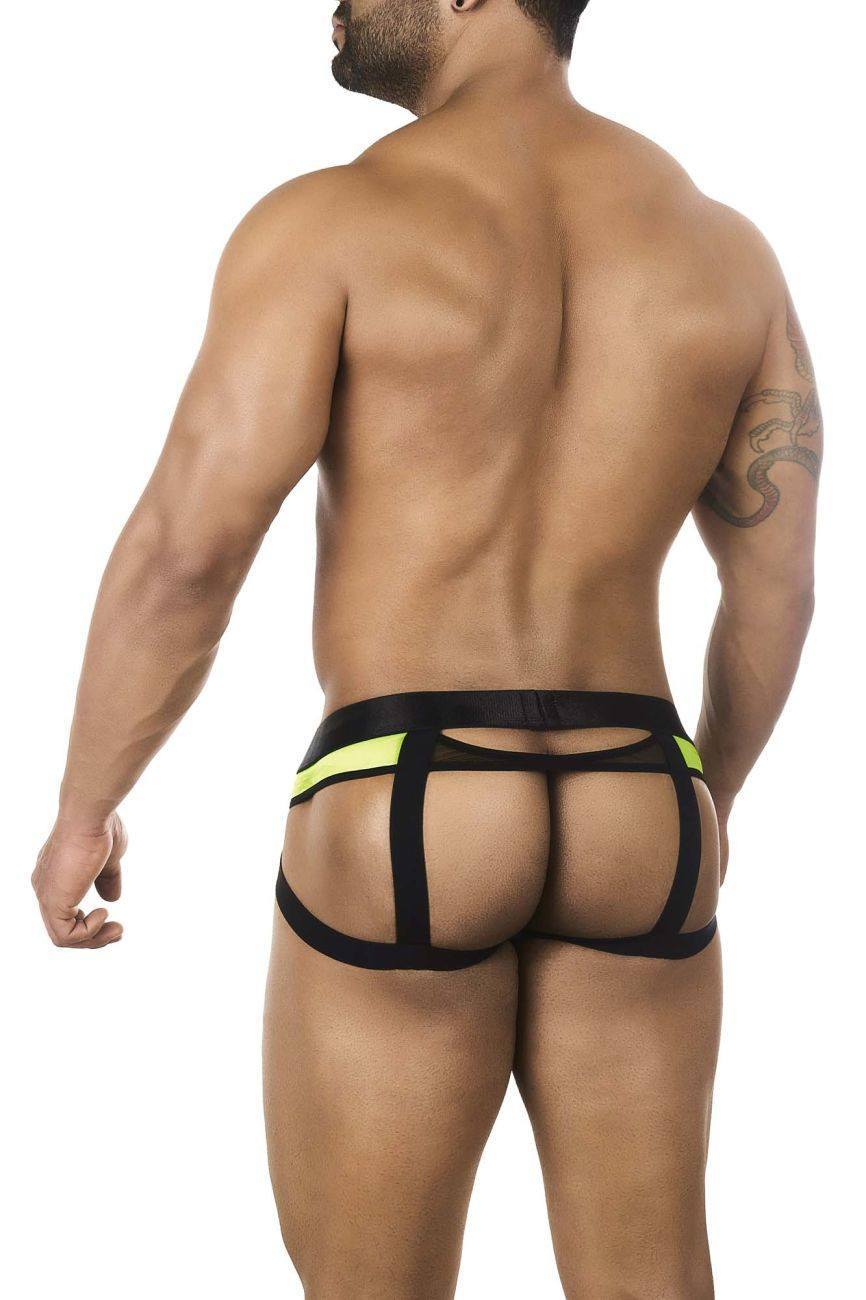 BiteWear Green BW2023108 Tuxedo Banana Jockstrap