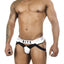BiteWear White BW2023108 Tuxedo Banana Jockstrap