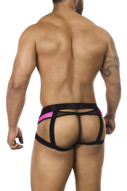 BiteWear fuchsia BW2023108 Tuxedo Banana Jockstrap thumbnail 4