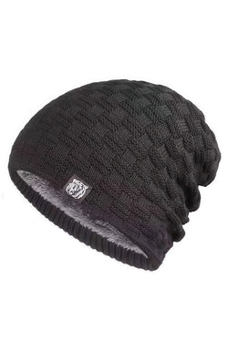 Black Cozy Bear Slouch Beanie thumbnail 2