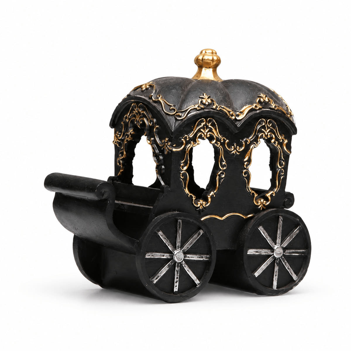 Black & Gold Gothic Carriage Tabletop Décor
