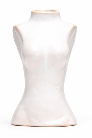 Blush Romance Female Torso Sculptural Vase
