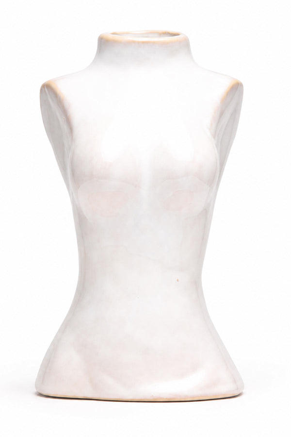 Blush Romance Female Torso Sculptural Vase
