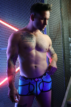 Breedwell Aqua Blue Equalizer Backless Brief thumbnail 3