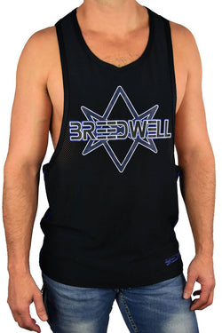 Breedwell Black/Blue Circuit Tank Top thumbnail 1