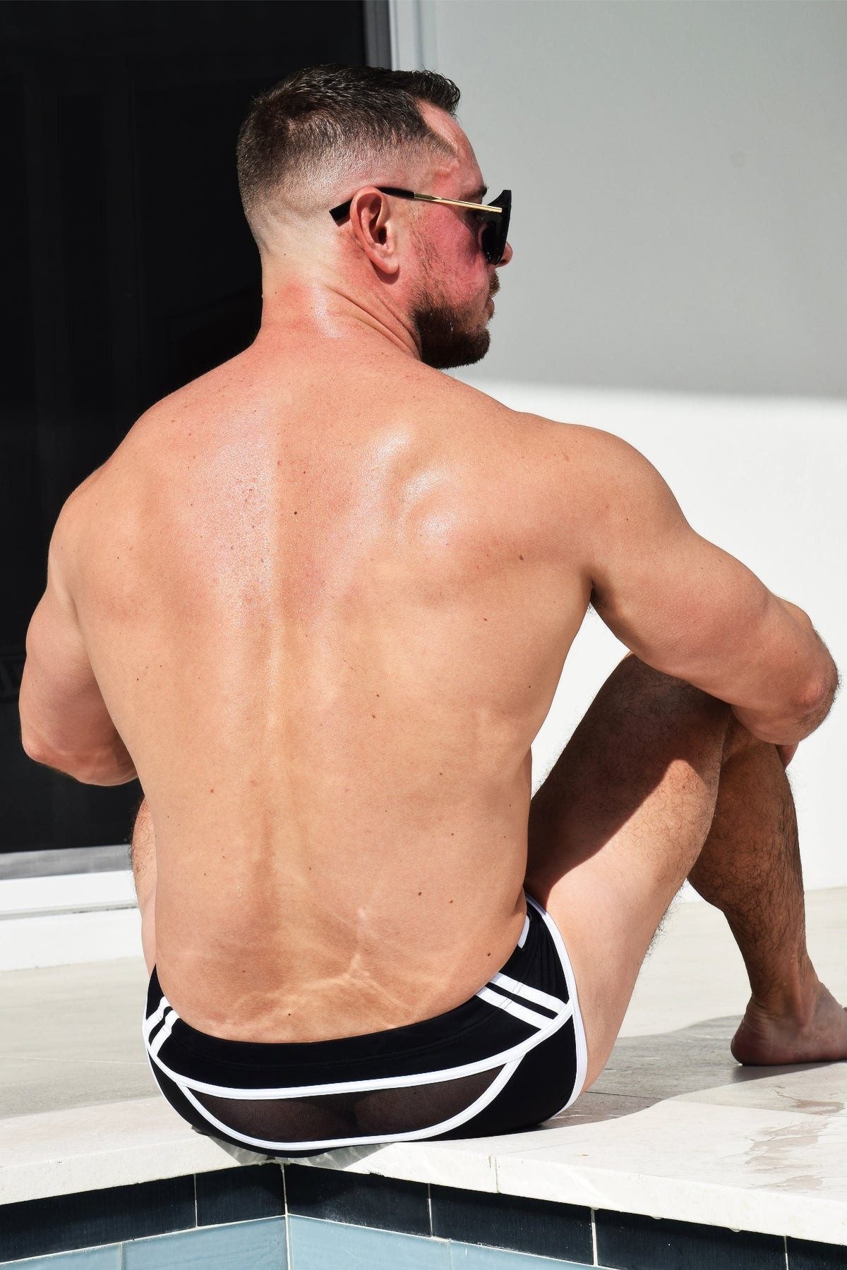 Breedwell Black Expose Swim Brief