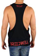 Breedwell Black/Red Circuit Tank Top
