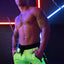 Breedwell Neon Green Backpack Shorts