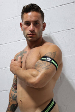 Breedwell Neon Green New Wave Armbands thumbnail 3