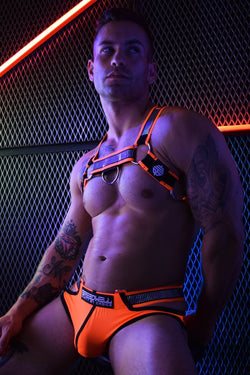 Breedwell Neon Orange Reflector Brief thumbnail 3
