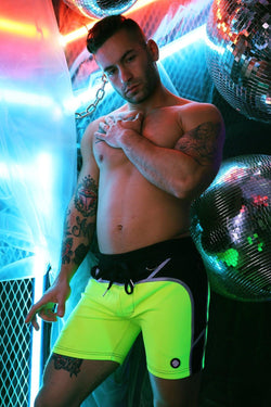 Breedwell Neon Yellow Reflective Shorts thumbnail 4