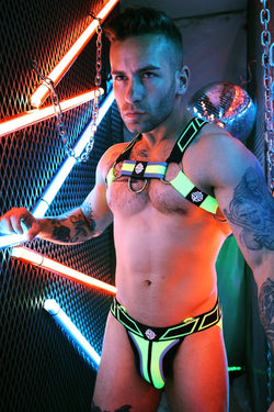 Breedwell Neon Yellow akira Body Harness thumbnail 3