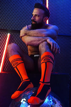 Breedwell Orange Hybred Knee Sock thumbnail 2